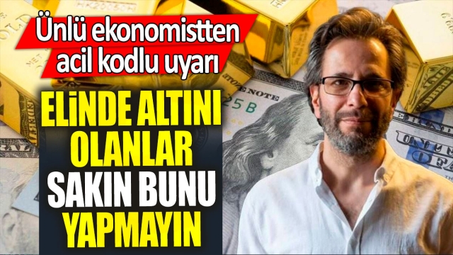 Ünlü Ekonomist Tuna Kaya'dan Acil Uyarı