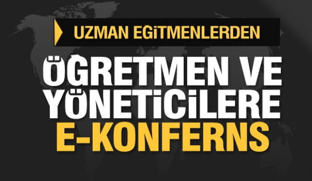 Uzman Eğitimcilerden Isparta'daki öğretmenlere yönelik e-konferans