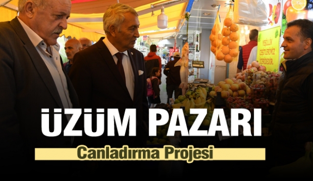 Üzüm Pazarı esnafı için indirim günleri projesi