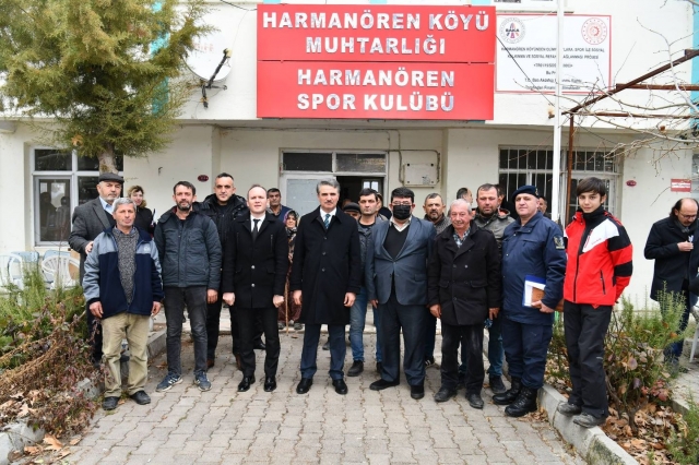 Vali Baruş Kapıcak, Pembeli ve Harmanören Köylerini Ziyaret Etti