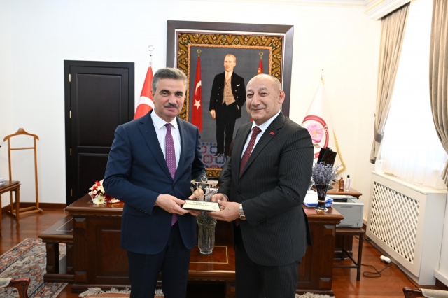 Vali Baruş, Türkiye Halter Federasyonu Başkanı Talat Ünlü’yü Konuk Etti