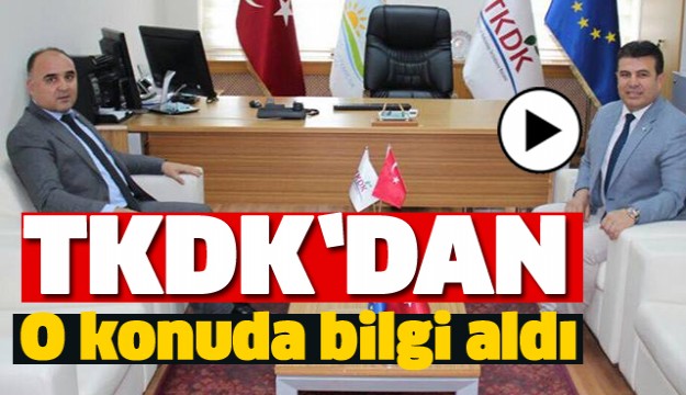 VALİ GÜNAYDIN ISPARTA TKDK'DAN BİLGİ ALDI