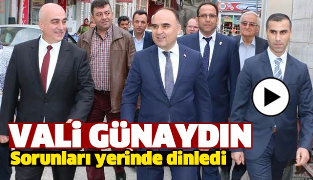 VALİ GÜNAYDIN SÜTÇÜLER'İN SORUNLARINI DİNLEDİ