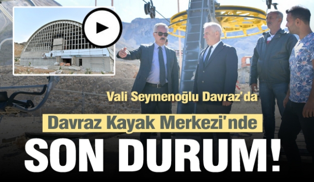 ​Vali Seymenoğlu Davraz’da İncelemelerde Bulundu