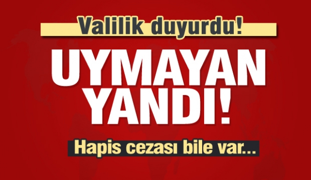 VALİLİK DUYURDU...ISPARTA'DA BU ARAÇLARI KULLANANLAR DİKKAT! 