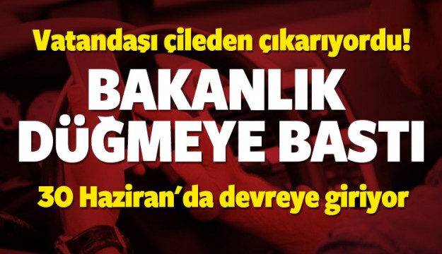 VATANDAŞI ÇİLEDEN ÇIKARIYORDU BAKANLIK DÜĞMEYE BASTI 