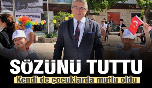 VERDİĞİ SÖZ HAVADA KALMADI 