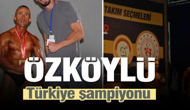 Vücut geliştirme ve fitness şampiyonu Isparta'dan çıktı