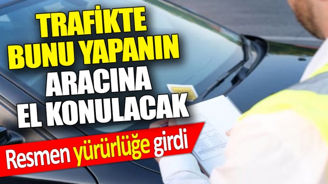 Yapanların Araçlarına El Konulacak Türkiye'de ise..