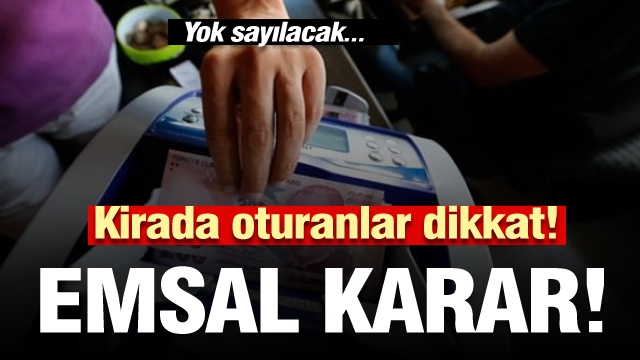 Yargıtay'dan kirada oturanlar için emsal karar!