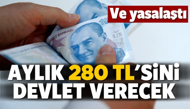 Yasalaştı! Maaşlar devletten