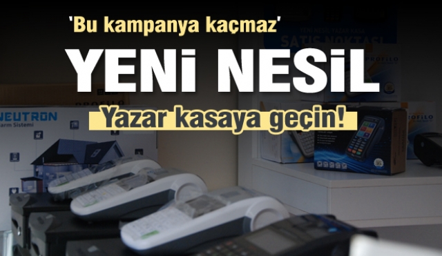 YAVUZ ELEKTRONİK'TEN YAZAR KASA KAMPANYASI