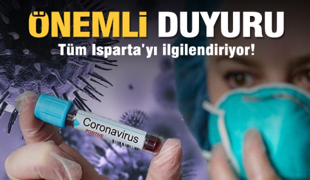 Yeni haber: Isparta İl Hıfzıssıhha Kurulu'ndan yeni kararlar