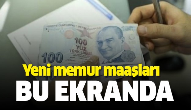 Yeni memur maaşları e-bordro sorgulama ekranında