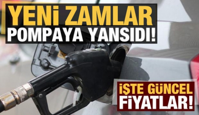 Yeni Zam Gece Yarısından İtibaren Pompaya Yansıdı! Güncel Akaryakıt Fiyatları