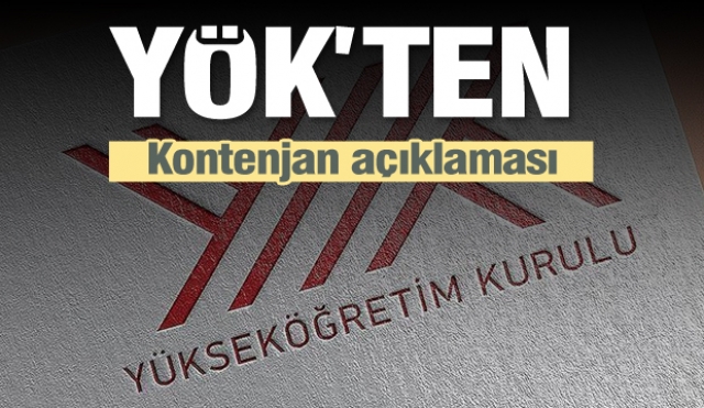 YÖK'ten üniversite kontenjanlarına ilişkin açıklama