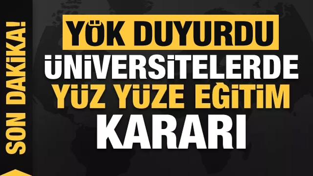 YÖK'ten üniversiteler ile ilgili yeni karar!