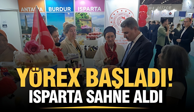  YÖREX Fuarı Başladı: Isparta Tanıtımı ve Lezzetleri Sahne Aldı