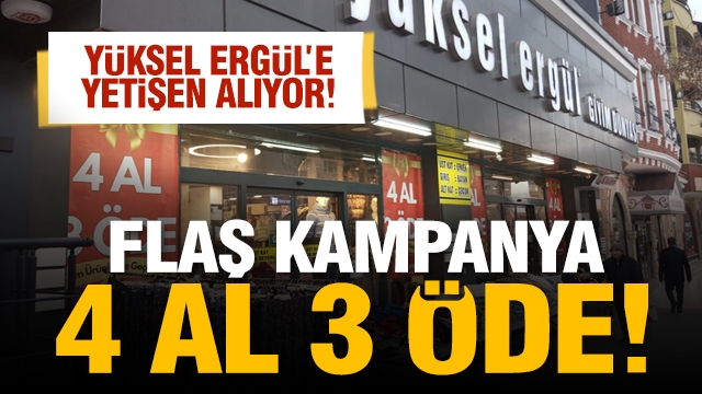 Yüksel Ergül'de Kış Şıklığında Büyük Fırsat: 4 Al, 3 Öde!