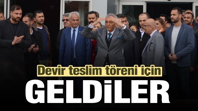 Yusuf Ziya Günaydın devir teslim törenine geldi