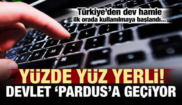 Yüzde yüz yerli! Devlet Pardus'a geçiyor...