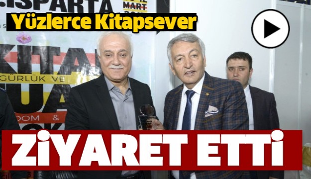 YÜZLERCE  KİTAPSEVER ISPARTA'DA ZİYARET ETTİ