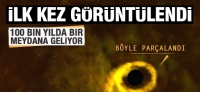 Bir kara deliğin yıldızı parçalama anı ilk kez görüntülendi