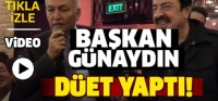 Isparta Başkan Günaydın, İlkan ile Düet Yaptı